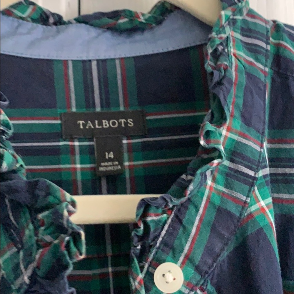 Talbots Plaid Shirt